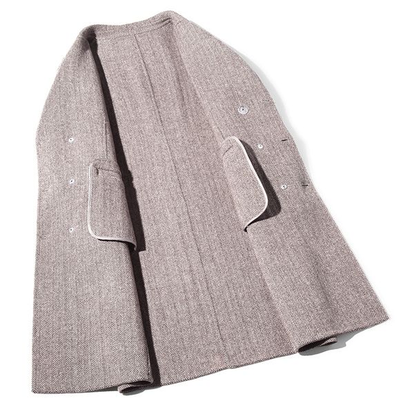 

double breasted wool coat men handmade double-sided woolen coat spring autumn jacket coat and jacket lm18-1008kj1567, Black