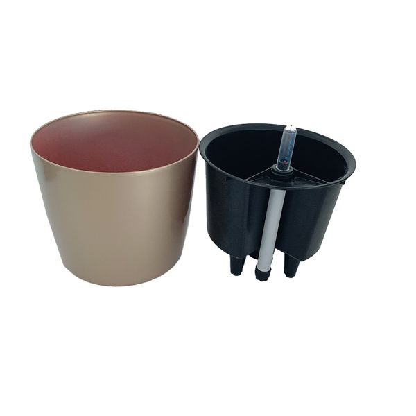 

classico 18cm diameter detachable self watering traditional round planter pot