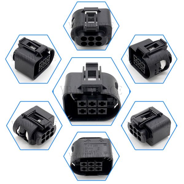 

6 контактный разъем серии g12 g11 женский герметичный корпус 7519285 09401601 для автомобиля