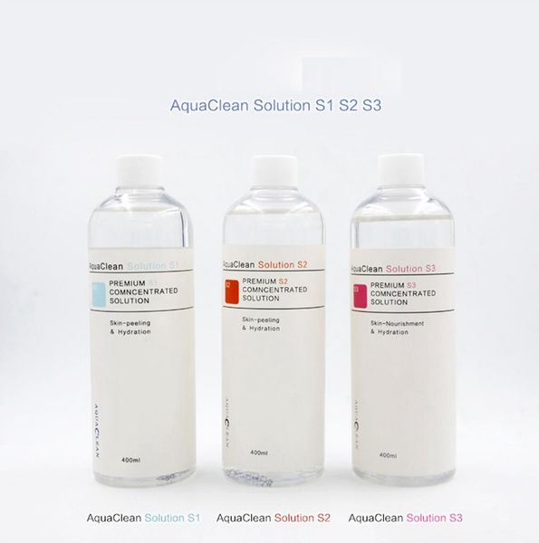 

New arrival aqua clean peel olution 400ml per bottle aqua facial erum hydra facial erum for normal kin care