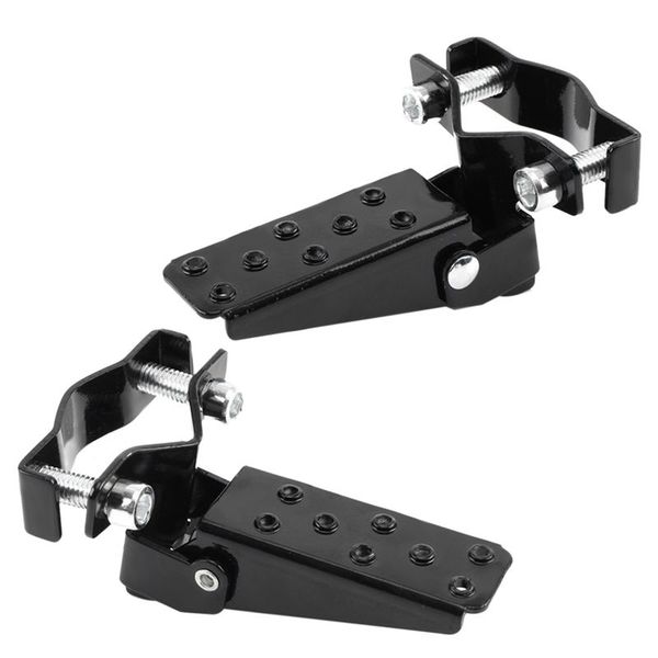 

new 1-pair black steel motorcycle bike accessories frame foot-pedal folding custom-designed size mm-30 mm