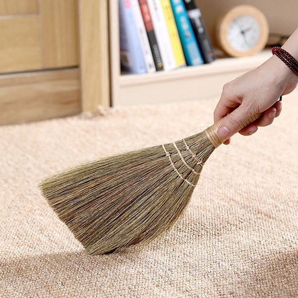 

promotion handmade sweeping broom for household duster cleaning tool useful straw braided home cleaning broom long section