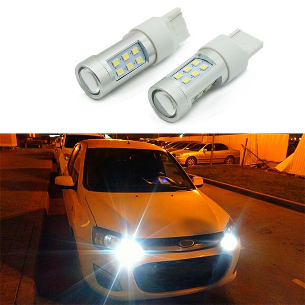 

2pcs t20 7440 led bulbs 21 2835 smd led canbus no error 7440 7441 7443 7444 992a and more lamp for turn signal light