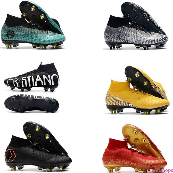 

mercurial superfly vi 360 elite lvl up sg kj 6 xii 12 cr7 ronaldo neymar mens original high soccer shoes football boots cleats