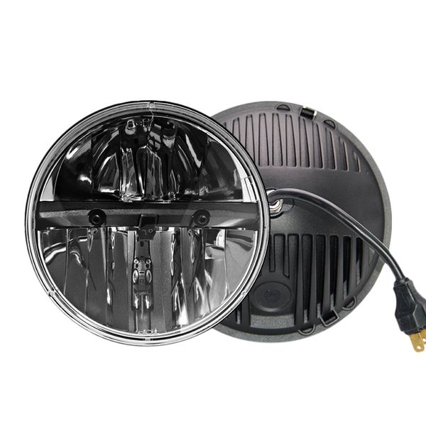 

7 inch led headlight round 6000k hi/lo beam lamp halo for wrangler cj jk tj 97-2015 motorcycle offroad vehicles 2 pack