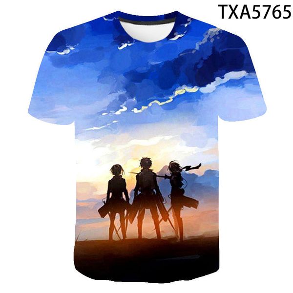 

attack film на titan 3d printed футболка мужчины женщины дети летняя мода streetwear топы tee мальчик девочка дети забавная футболка, White;black