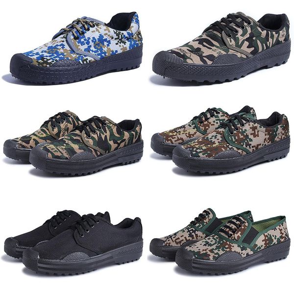 

canvas casual shoes men women camouflage military camping hiking navy blue non-slip runner mens trainers sneakers size 36-44 color23