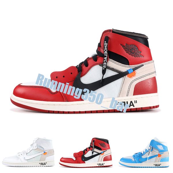

Off White X Nike Air Jordan 1 2020 1С классический красный черный 1 белый Чикагского университета синий воздуха мужской баскетбол обувь для мужчин спортивные женские тренеры