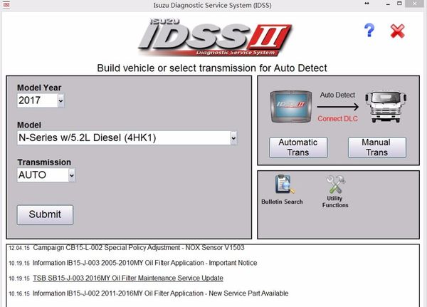 

for isuzu idss ii 2017 - isuzu diagnostic service system+license for many pc