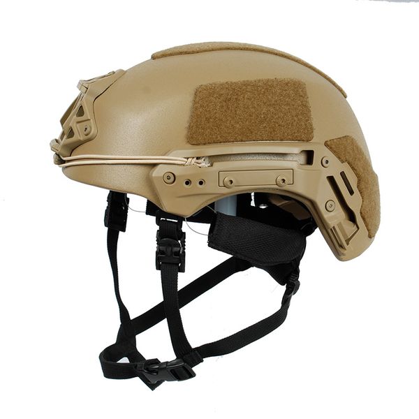 Оптовая продажа-Real NIJ Level IIIA 3A Ballistic UHMW-PE Защитные защитные шлемы EXFIL Rapid Reaction PE Ballistic Tactical Helmet