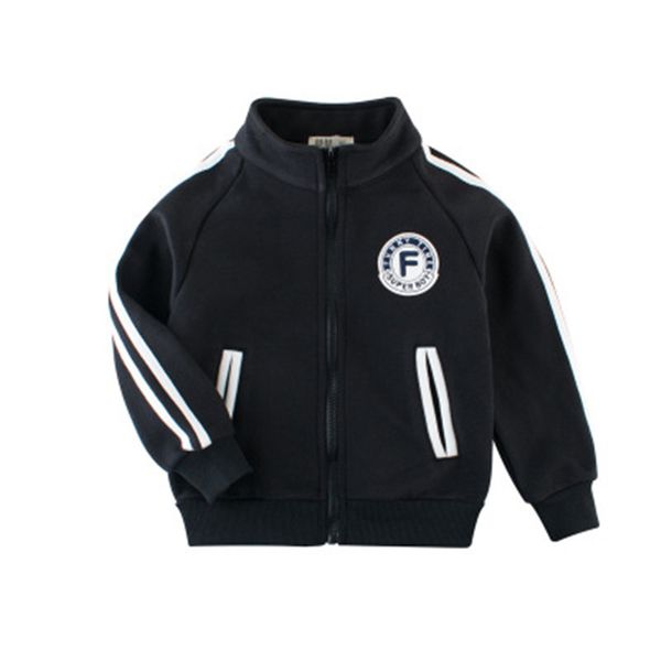 

gododomaoyi 2018 kid's jackets children hoodies baby clothing spring autumn jacket children's casual clothing cotton jacket fashio, Blue;gray