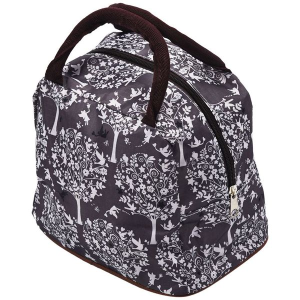 

jhd-fashion zipper lunch bag picnic box for women tote handbag, Blue;pink
