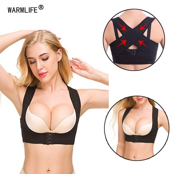 

women chest posture corrector support belt body shaper corset shoulder brace for health care drop shipping s/m/l/xl/xxl