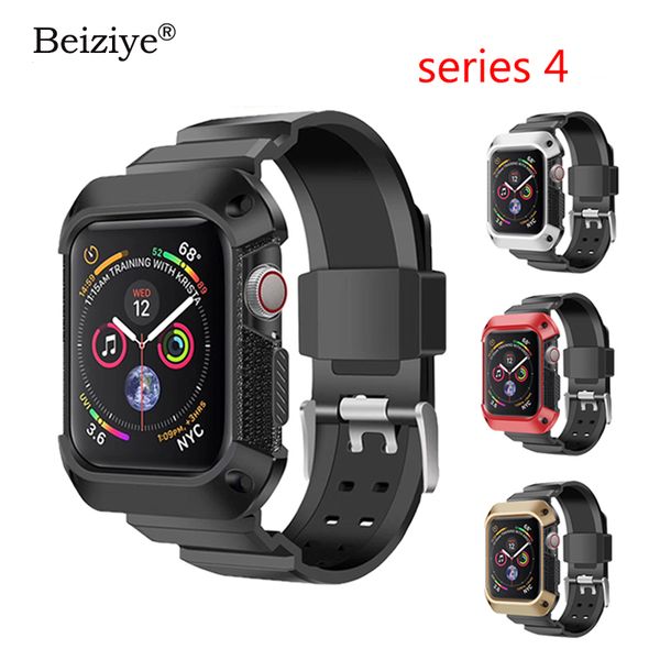 

Beiziye Sport band для apple watch 44 мм 40 мм браслет Силиконовый Спортивный ремешок для часов с