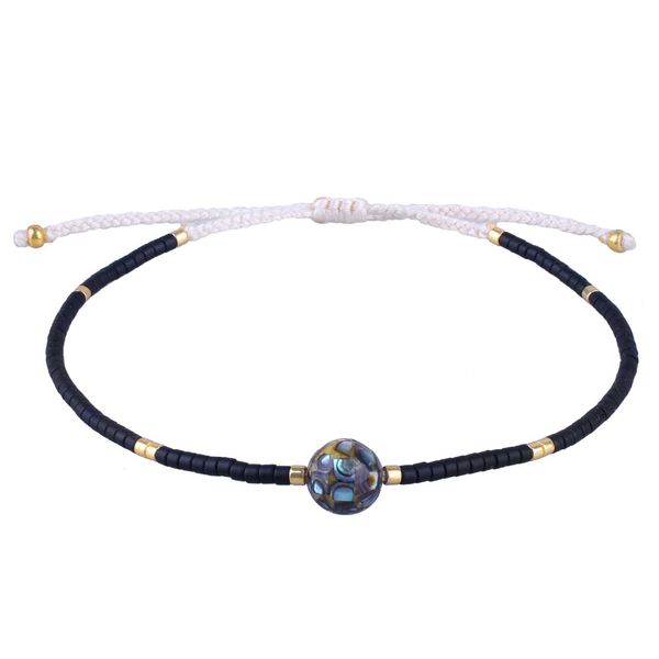 

c.quan chi hand woven rope bracelets seed beaded bracelet braided friendship bracelets fashion jewelry, Golden;silver