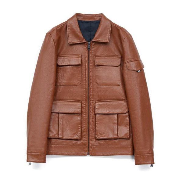 

men's fur & faux leather suede men jacket coat spring autumn female moto outerwear suit garment plus size lf2031, Black