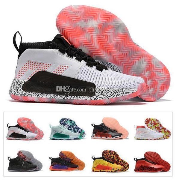 

lillard new damian 2019 v suede 5s chinese new year bruce lee backetball shoes mens shoes sports dame 5 trainers sneakers 40-46