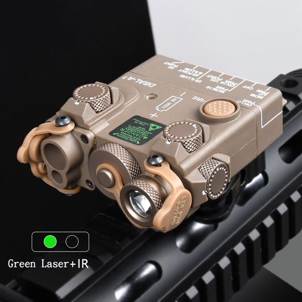

DBAL-A2 PEQ15 high power green laser IR laser pointer tactical flashlight lighting