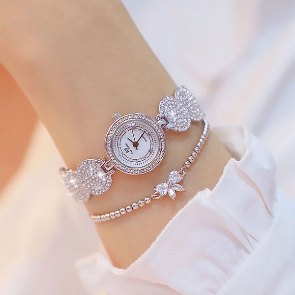 

women watches 2019 fashion bracelet watch women nylon strap ladies watches big dial suqare for 2019, Slivery;brown
