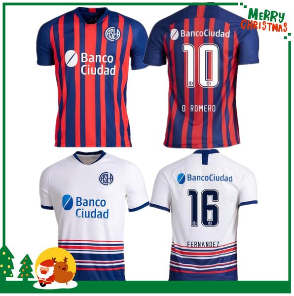 

20/21 san lorenzo soccer jersey 2020 san lorenzo home bellusch soccer shirt blandi cerutti customized football uniform, Black;yellow