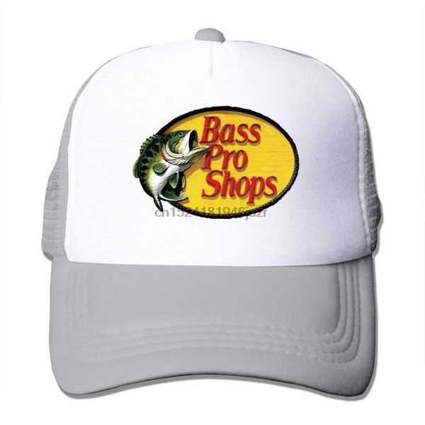 

bass pro shops classic mesh back trucker cap hat, Blue;gray