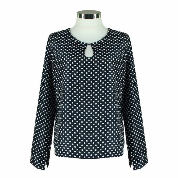 

женщины топы женщин блузки в горошек блузка женщины с длинным рукавом вскрыл hollow повседневный плюс размер blusas mujer женский рубашка to, White