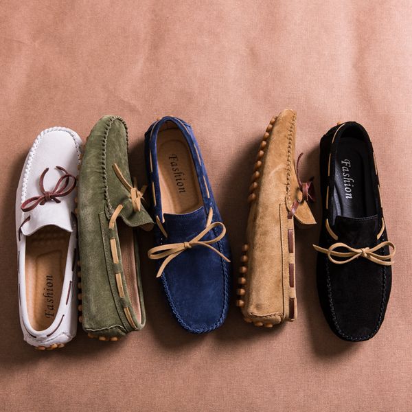Men/'s Lace up Slip on Sneaker Casual Moccasins Leather Driving Boat Loafer Shoes