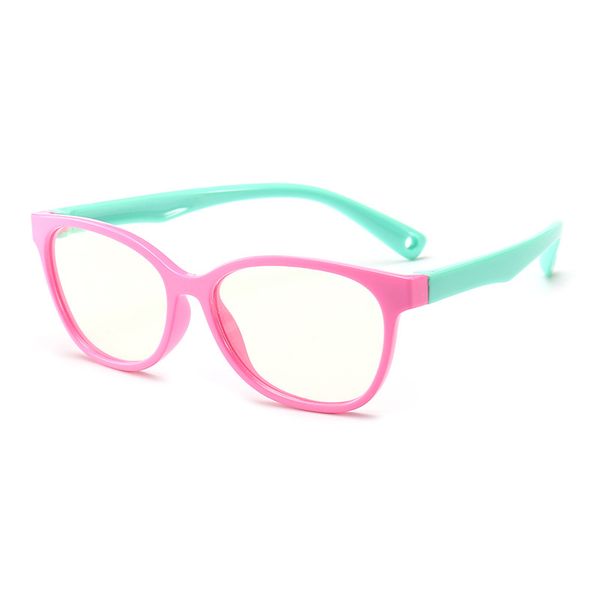 

kids computer glasses video gaming glasses anti harmful blue light uv400 anti glare protection eyewear for children, White;black