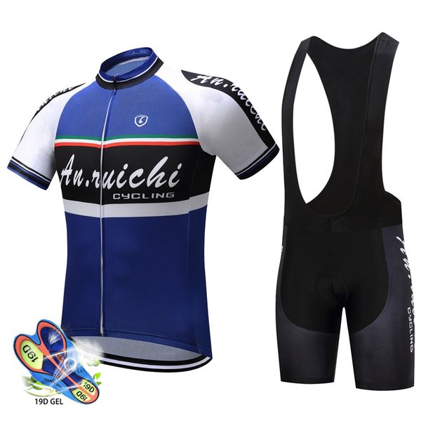 

2019 summer pro team cycling jersey mtb racing bike clothes breathable bicycle sportwear maillot ropa ciclismo hombre, Black;blue