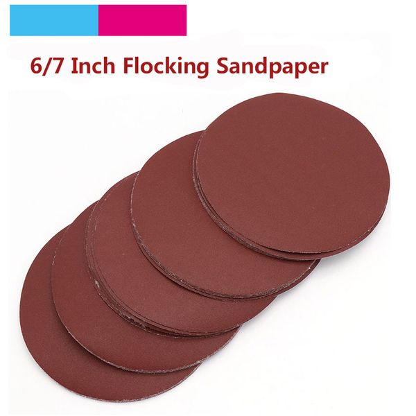 

30 шт. 6 дюймов грит 80-1000 круглый самоклеящаяся наждачная бумага диск песок листы 150 мм шлифовальный диск для шлифовальной крупы абразив