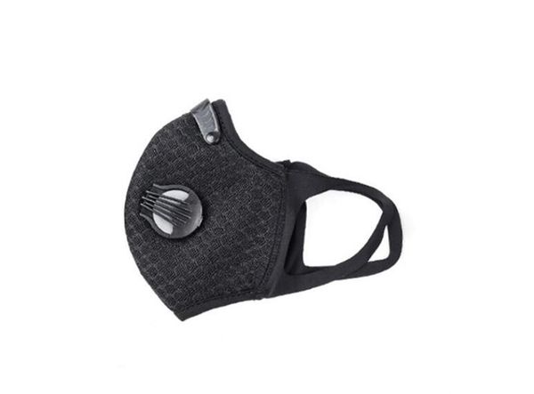 

in stock mask pm2.5 ation for adults dustproof mask in stock #qa233, Black