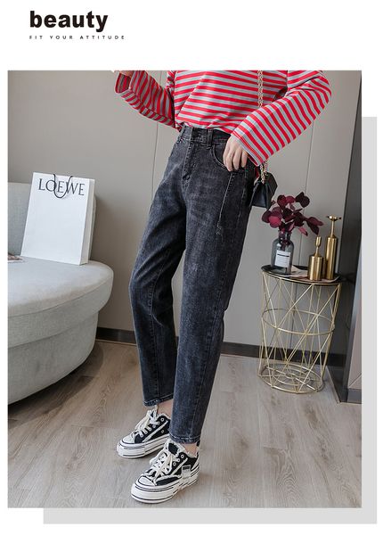 

wither black black cowboy waist tight dress nine points feet pants, Blue