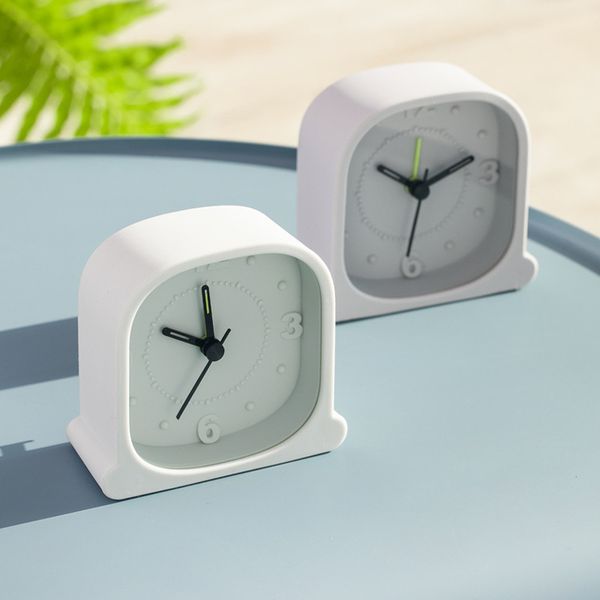 

jordanjudy mute alarm clock fashion silica gel desk clock creative simple bedroom bedside multi-functional electronic clock