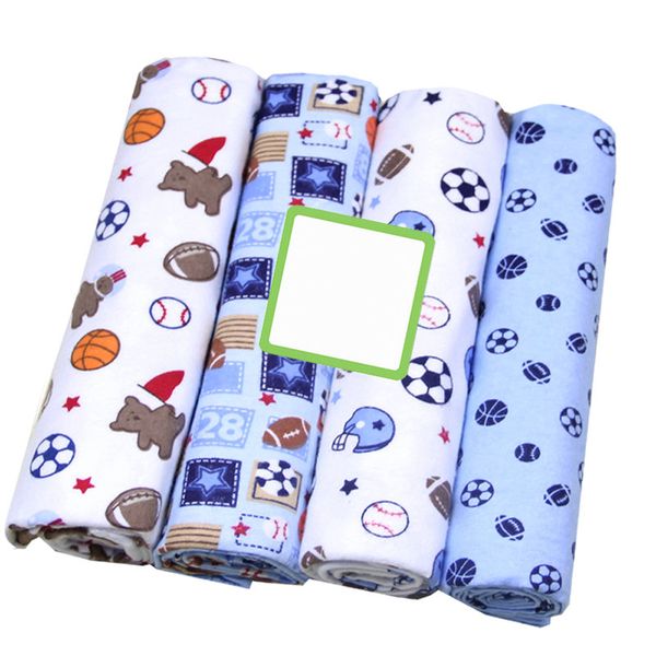 

4pcs/lot baby blanket kids muslin diapers swaddle 100% cotton flannel diapers for newborns kid pgraphy blankets newborn wrap