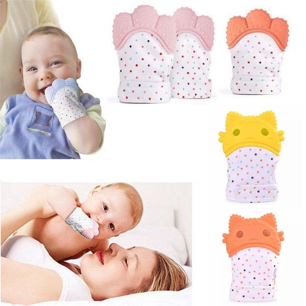 Baby Infant Teether Teething Ring Food Grade Safety Silicone Feeder Toys G