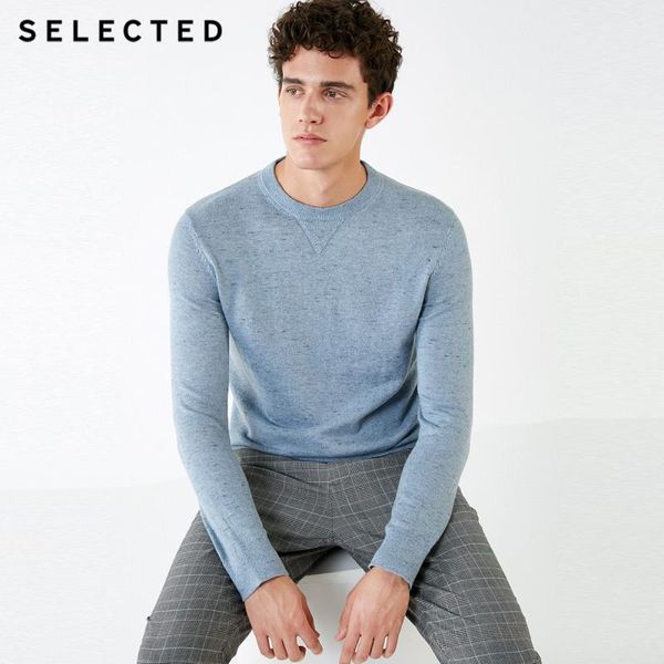 

men's business casual round neck pullover sweater s |418424525, White;black