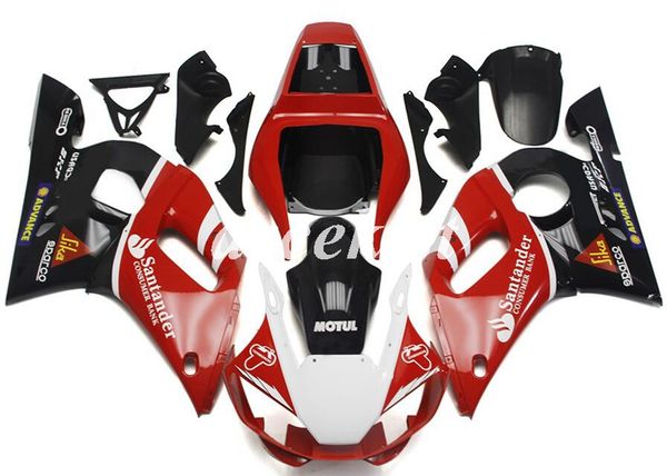 

4 gifts new abs motorcycle full fairings set fit for yamaha yzf-r6 1998 1999 2000 2001 2002 r6 bodywork set custom red
