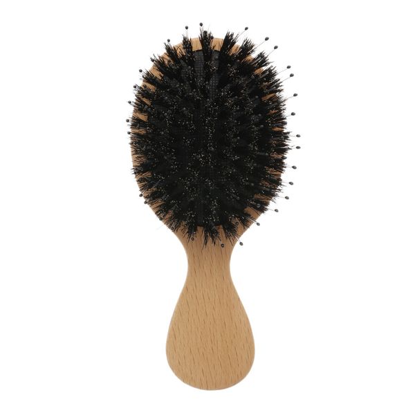 

professional wooden hair comb massage hairbrush anti-static hair brushes scalp massage comb hair styling tool, Silver