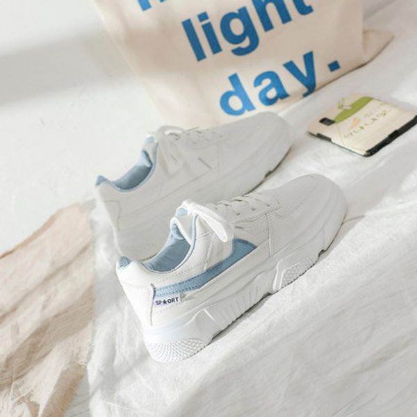 

little white shoes female 2020 autumn models wild students spring tide shoes casual board ins street sports spring, Black