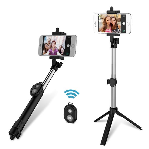 

gocomma 3 in 1 handheld extendable bluetooth selfie stick tripod monopod remote for ios iphone android smart phone