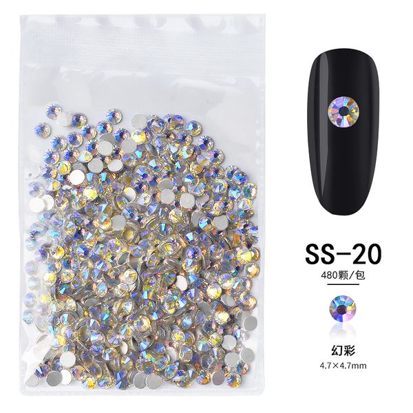 

nail art ab rhinestones rainbow color gold silver crystal diamond drill 1.4mm/4.7mm nail art decoration stone mz062, Silver;gold