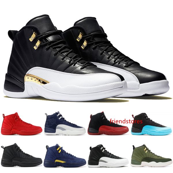 

2019 wings 12 12s mens basketball shoes gym red cny wntr the master playoff taxi dark grey trainers mens designer sneakers size 40-47