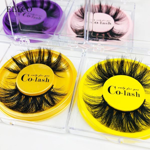 

false eyelashes elyco 5d mink natural long high volume lashes soft dramatic makeup 5d16