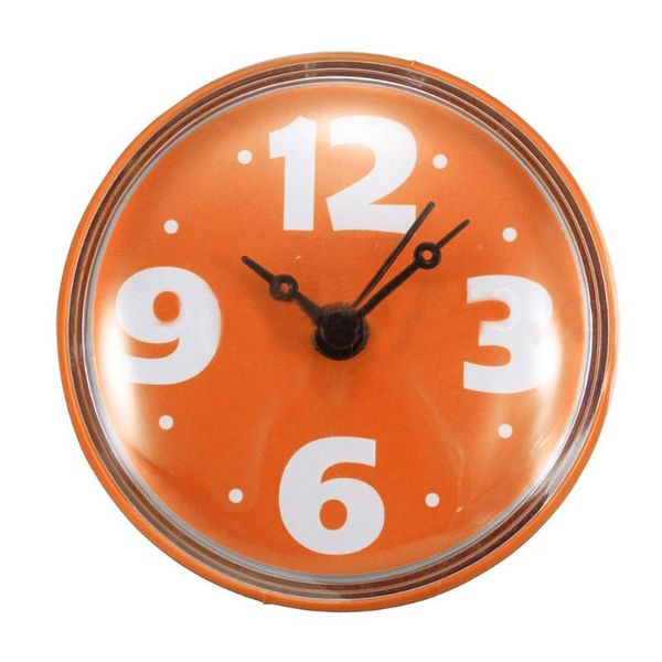 

водонепроницаемый творческий 2.75 " круглый современный дом спальня ретро время кухня маленькая присоска колокол палка настенные часы