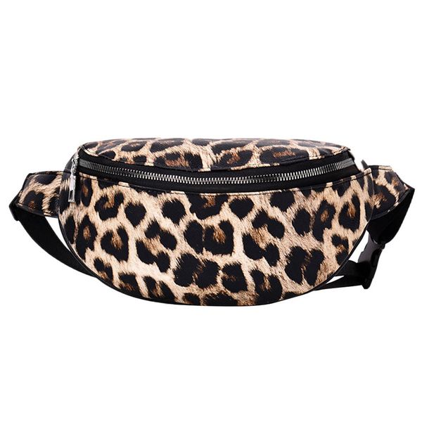 

xiniu brand women waist packs female neutral outdoor zipper leopard print messenger sport chest bag bolsa feminina sac a main