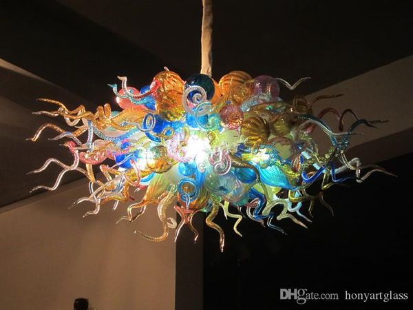 

multicolor table high hanging fancy led lamps mouth blown murano glass modern murano glass chandelier light fixture