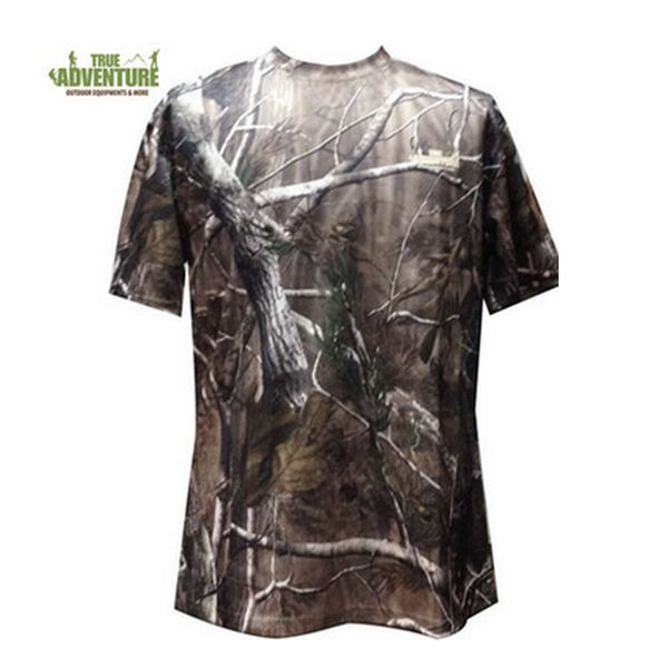 

clearance sale specials camouflage men's short sleeve t shirt summer polyester men camo t shirt for hunting clothing suits 2018