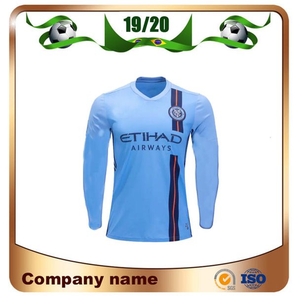 

New York City MLS Long sleeve Soccer Jerseys 19/20 DAVID LAMPARD MORALEZ NYC Home jersey Camiseta de futbol Maglie football shirt uniform