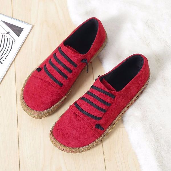 

flat shoes woman comfortable casual slip-on flats women shoes spring women loafers soft stripe woman plus size c12-82, Black