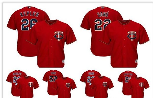 

minnesotatwins 5 phil hughes 47 ricky nolasco 49 kevin jepsen majestic official cool base baseball jersey, Blue;black